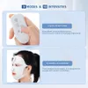 Electronic EMS Mask Face Lifting Vibration Massager Face Brighten Mask Beauty Machine Skin Moisturize Anti Wrinkle Mask 240108