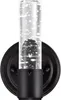 Lanterne portatili Cava One-Light 8-WaLED Lampada da sconce per interni Finitura nera opaca con lampada da campeggio USB in vetro a bolle Cound