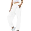 Women's Pants Women Casual Elastic High Waisted Sweatpants Pockets Slim Workout Long Trousers Fashion Joggers Bottoms Lady Clothing Pant