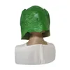 Eraspooky 2020 Masques de tête de poisson vert drôle Cosplay Costume d'Halloween pour adulte Pourim Accessoires de fête de Noël Animal Latex Headgear267o