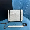 10a lustro jakość łańcucha niki designerka damska torba crossbody luksusowa mini łańcuchowa torba wieczorowa wosk zarysowane zmęczone torba na ramię