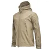 Trenchs pour hommes Manteau Casual Cadeau Quotidien Imperméable Coupe-vent Mode Sport de plein air Hiver Chaud Voyage Hommes Veste avec capuche Solide Doux