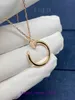 Collana di design di pneumatici per auto di moda cuore 18k autentico anello di diamanti in oro con bracciale orecchini per uomo e donna squisita fattura fashiona con scatola originale