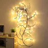 1PC 96LED Tree Branch Light, do dekoracji ściany komputerowej, 8 trybów, zasilane przez USB Świąteczne drzewo winoroślne, świąteczne dekorację nocną światło, światła dekoracyjne na zewnątrz