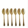 Party Decoration Gold/Rose Gold Plastic Knife Fork Spoon Dinnerware For Wedding Birthday Grand Event Baby Shower Home Sets