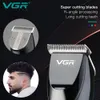 Trimmer Base Tagliacapelli professionale Uomo Vestito Trimmer Barba Lcd Ricarica wireless Taglio di capelli Hine per barba Vgr Marca V256 Pettine Cura