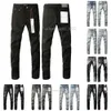 Jeans violets Pantalons en denim Jeans pour hommes Designer Jean Hommes Noir Qualité haut de gamme Design droit Rétro Streetwear Pantalons de survêtement décontractés Designers