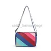 Schoudertassen Nieuwe Casual Dames Kussen Crossbody Tas Adelaarskop Gekleurde Regenboog Schoudertas Handbacatlin_fashion_bags