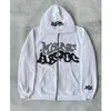 American Retro Star and Letter Zipper Hoodies Women Men Y2K Spring Autumn Section Attled Fashion Massion Jacket 240109