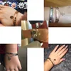 Hjärtarmband Forever Love Roman Numal Heart Charm Armband Designer Bangle Titanium Steel 18K Guldpläterad för kvinnor flickvän juvelergåvor