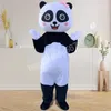 Vuxen storlek söt panda maskot kostymer tecknad karaktär outfit kostym karneval vuxna storlek halloween julfest karneval klänning kostymer