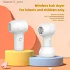 Secadores de pelo Secador de pelo para bebés Inalámbrico Pequeño Difusor universal Ren's Silencioso Termostático Soplado Conveniente Silencioso para Butt 60W Q240109