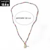 Pendant Necklaces Boho Vintage Mixed Color Rice Bead Long Chain Shell Necklace For Women Female Fashion Pastoral Ethnic Style Jewelry Gift
