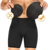 S-6XL Uomo Pantaloncini contenitivi per la pancia Imbottiture per il sollevamento dell'anca Shapewear Coscia dimagrante Body Shaper Boxer Butt Lifter Biancheria intima imbottita Mutandine 240108