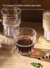 Tazze KAWASIMAYA Tazze da caffè retrò Tazza in vetro trasparente Tazza da latte americano ghiacciata di alto valore Tazze da caffè squisite di alta qualità per uso domestico YQ240109