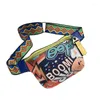 Midjeväskor Kvinnors Fanny Pack Bag 2024 Style Men Hip Hop Disco Korean Versatile Crossbody Woman's Bum Male Shoulder Mini