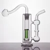 Nouveau design verre brûleur à mazout Bong conduites d'eau avec 10mm mâle verre brûleur à mazout tuyau silicone tube pour fumer portable pour voyage LL