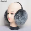 Fur Winter Earmuffs Ear Warmer Genuine Leather Frame Wind Proof Russian 2024 Female Protection Real Earmuff 240108