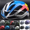 Cycling Helmets Italy Bike Helmet Men Road Cycling Helmet EPS Foam + PC Shell Women Bicycle Equipment Outdoor Sport Safety Cap BMX Size M LL240109