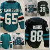 Trikots Logan Couture Erik Karlsson Eishockeytrikot Benutzerdefinierte Männer Frauen Kind San Jose Sharks Tomas Hertl Kevin Labanc Kaapo Kahkonen Steven Lorent 80