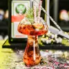 Wijnglazen Leuke Paddestoel Cocktail Glazen Beker met Rietje voor Drankjes Bier Creatieve Heldere Wijnglazen Koffiekopjes Drinkgerei Bar Borrelglaasjes YQ240105