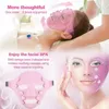 Máscara 3D Elétrica EMS Vibração Beleza Massageador Cuidados com a Pele Rejuvenescimento Anti-rugas Remoção de Acne Queixo Bochecha Face Lift Up 240108