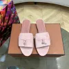 Designer Casual shoes sandal Mule Summer Slipper suede leather sexy womens gift flat slides sunny charm outdoors travel Sliders Size 35-40