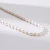 S925 Silver Millet Bead Necklace Women's Fashion and Temperament Short Pearl Collar Chain Wholesale