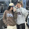 Erkekler Lee Sweater Tasarımcı High Street Fashion High Street Pamuk Kazak Jumper Örgü Erkekler ve Erkekler İçin Nefes Alabilir