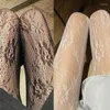 Женские носки женская черная белая лолита выдолбленная кружевные сетки.