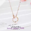 Autobanden ketting Titanium Staal Klassiek voor dames Sieraden Liefde Ring Ketting Dames S925 Puur zilver Luxe Klein en populair Met originele doos