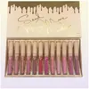 Kylie Jenner Lip Gloss Fall Brithdayは私をKyshadow Stormに連れて行きます12色マットリキッドリップスティックコスメティックス12pcsリップグロスセット7174269