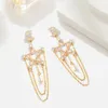 Dangle Earrings YINGACC 925 Silver Needle Fashion Five-pointed Star Simple Joker Female Korean Temperament