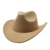 2024 NIEUWE Cowboy Hoeden voor Vrouwen Mannen Fedora Hoed Fedora mannen Cap Herfst Winter Jazz Top Caps Party Kerstcadeau 14 kleuren