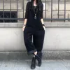 Vintage Corduroy Jumpsuits Women Autumn Pants Zanzea Casual Suspendend szeroko zakrojone planki rompers spodni 240109