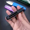 PR Runt 5 Automatic Tactical Knife S35vn Satin Blade Aviation Aluminum Handle Outdoor Camping Hiking EDC Pocket Knives with Retail Box