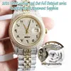 Designer Watch Rolesx uxury watch Date Jewelry Watches Rainbow Arabic Diamonds Dial Automatic Mens Watch Gold Iced Out FullC28O