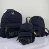 Love Mosc Backpack Rivets Мини-мужской женский легкий нейлоновый дорожный рюкзак 240115