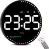 10 inch Digital Led Wall Clock Calendar with Dual Alarms and Temperature Thermometer for Home Living Room Decoration 240108