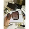 Designer Women Solglasögon Glasögon MAN Fashion Frame Rektangel Luxury Brand Sunglass UV Eyeglass Mens Beach Driving Ey