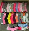 Party Favor Pink Black Sock Adult Cotton Long Socks Sport Basketball Soccer Teenagers Cheerleader for Girls Women Wll6353207