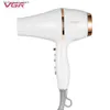 Sèche-cheveux VGR Sèche-cheveux Hommes Femmes Professionnel 2200W Justification négative Température constante Soins Vent fort V-414 Q240109