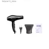 Hair Dryers High Power Thermostatic Hair Dryer ABS Strong Power Quick-dry Negative Ionic Blow Dryer for Home Hair Salon Hotel Q240109