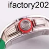 Üst Klon Miers Richrs Watch Saat Fabrikası Superclone RM 011 Platin Geri Elmas Spor Makineleri Hollow Moda Günlük Zaman
