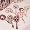 Flower Know Mirror Swan Ballet Moonlight Mermaid Collection Handheld Mirror Limited White Blue Pink Chocolate Fairy Mirror 240108