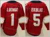 Reverse Retro Hóquei no Gelo 11 Jonathan Huberdeau Jersey 1 Roberto Luongo 5 Aaron Ekblad 16 Aleksander Barkov 72 Sergei Bobrovsky Azul Marinho Vermelho 62