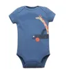 5 Teile/los Baby Jungen Mädchen Bodys 100% Baumwolle Mit Kurzen Ärmeln Kinder Kleidung 6-24 Monate geboren Baby Kleidung bebe Overall 240108