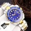Męskie zegarek Automatyczne mechaniczne najlepsze 2813 Ruchy 41 mm Sapphire Luminous Business Business Wristwatch 904L Pasek ze stali nierdzewnej Regulowany Montre de Luxe z pudełkiem