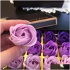 Inne świąteczne zapasy imprezowe Kwiaty Kwiaty pachnące kąpiel Płatka Płatka Rose Flower Head Walentynki Wedding Dom Dekoracja GI otcgl