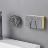 Küche Lagerung Schwamm Halter Seife Trocknen Rack Waschbecken Dusche Zimmer Wand Ablauf Racks Edelstahl Organisatoren Haken